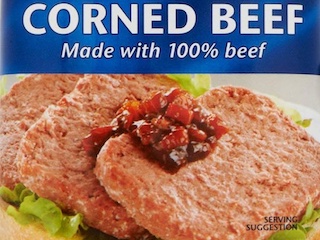 گوشت گاو نمک سود