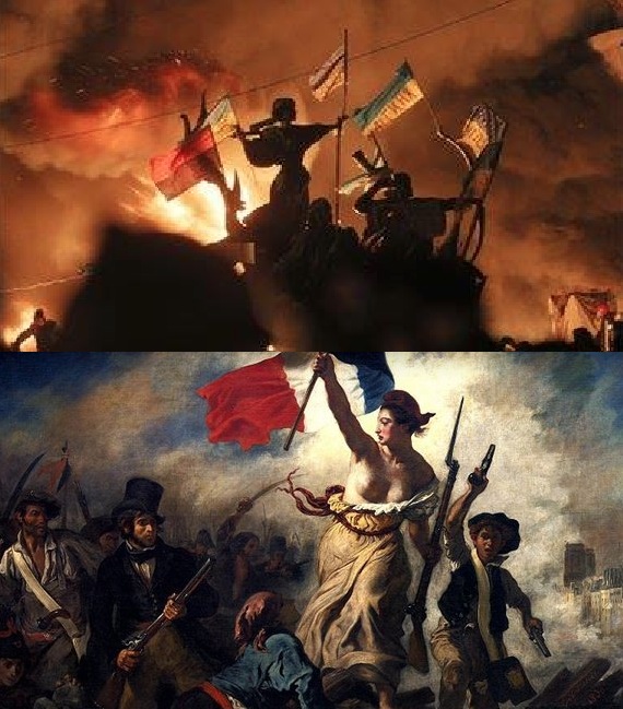 iroon.com: Photos: Ukraine: Delacroix's Liberty Leading the People