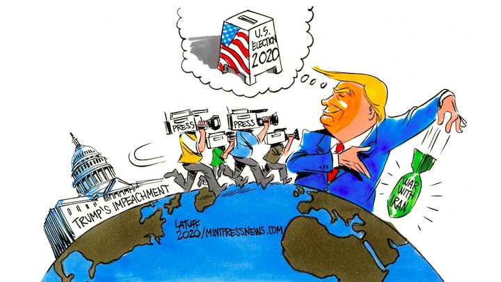 Resultado de imagen de trump at war with iran cartoon