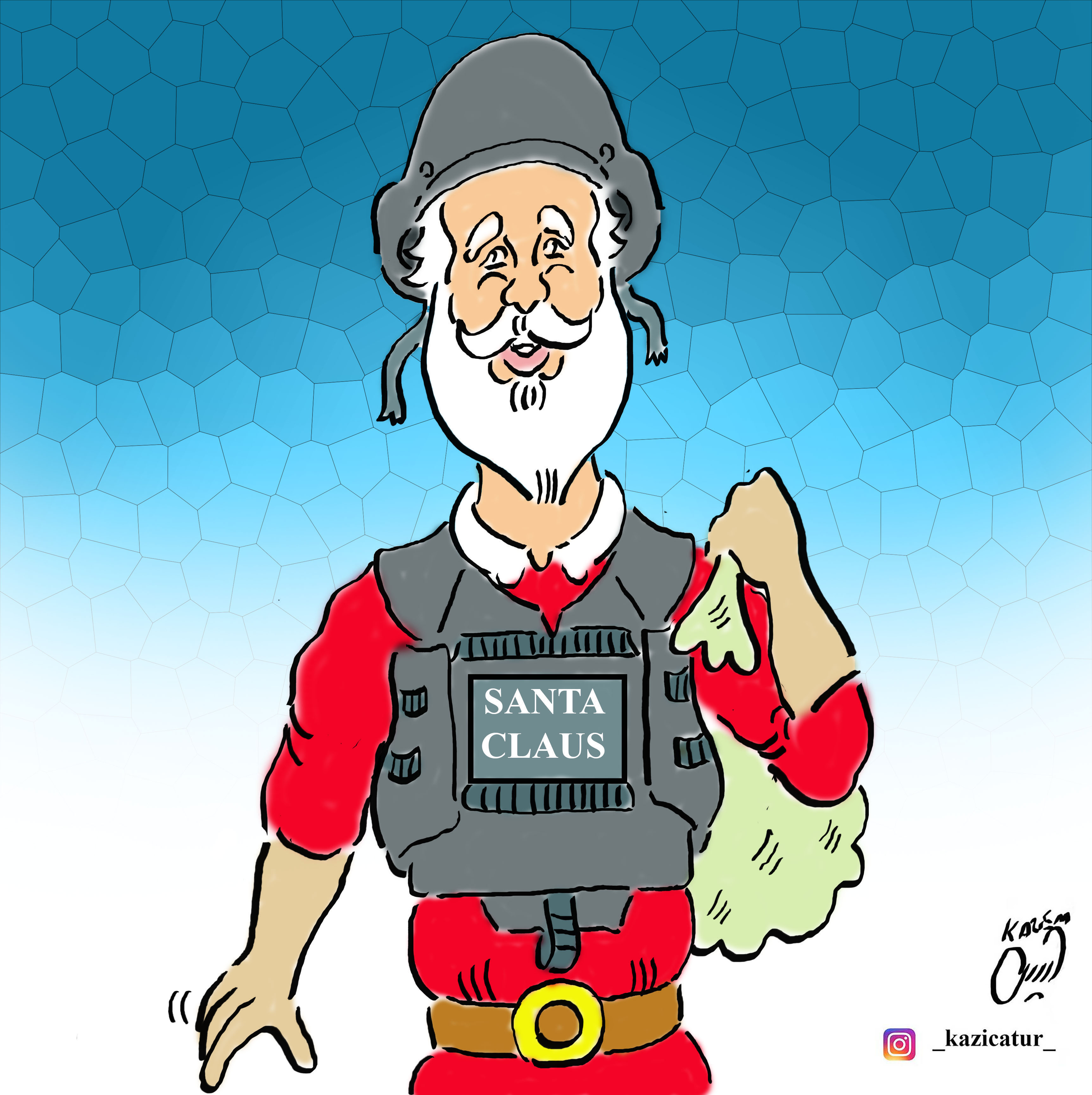 ایرون دات کام کاریکاتورها santa claus 2024