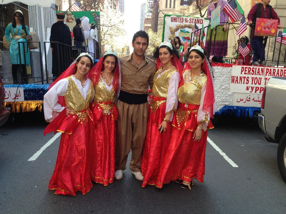 GW, ICS members representing the NY Persian Parade