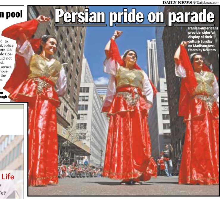 NY Daily News: GW, ICS memebr at Persian Parade